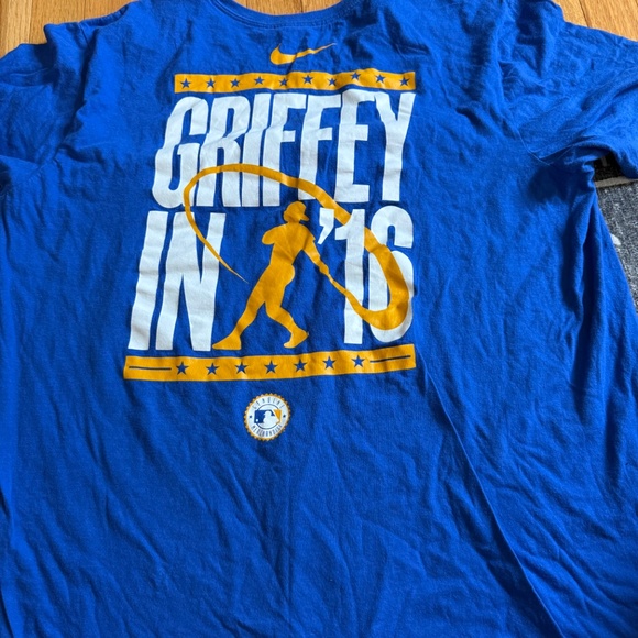 Ken Griffey Jr Shirt XL Hall of Fame Cooperstown Shirt 2016 Seattle Mariners - Picture 2 of 4